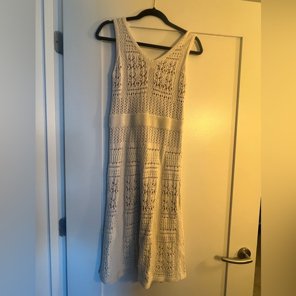 Minnie rose crochet sleeveless cream dress - Picture 6 of 10